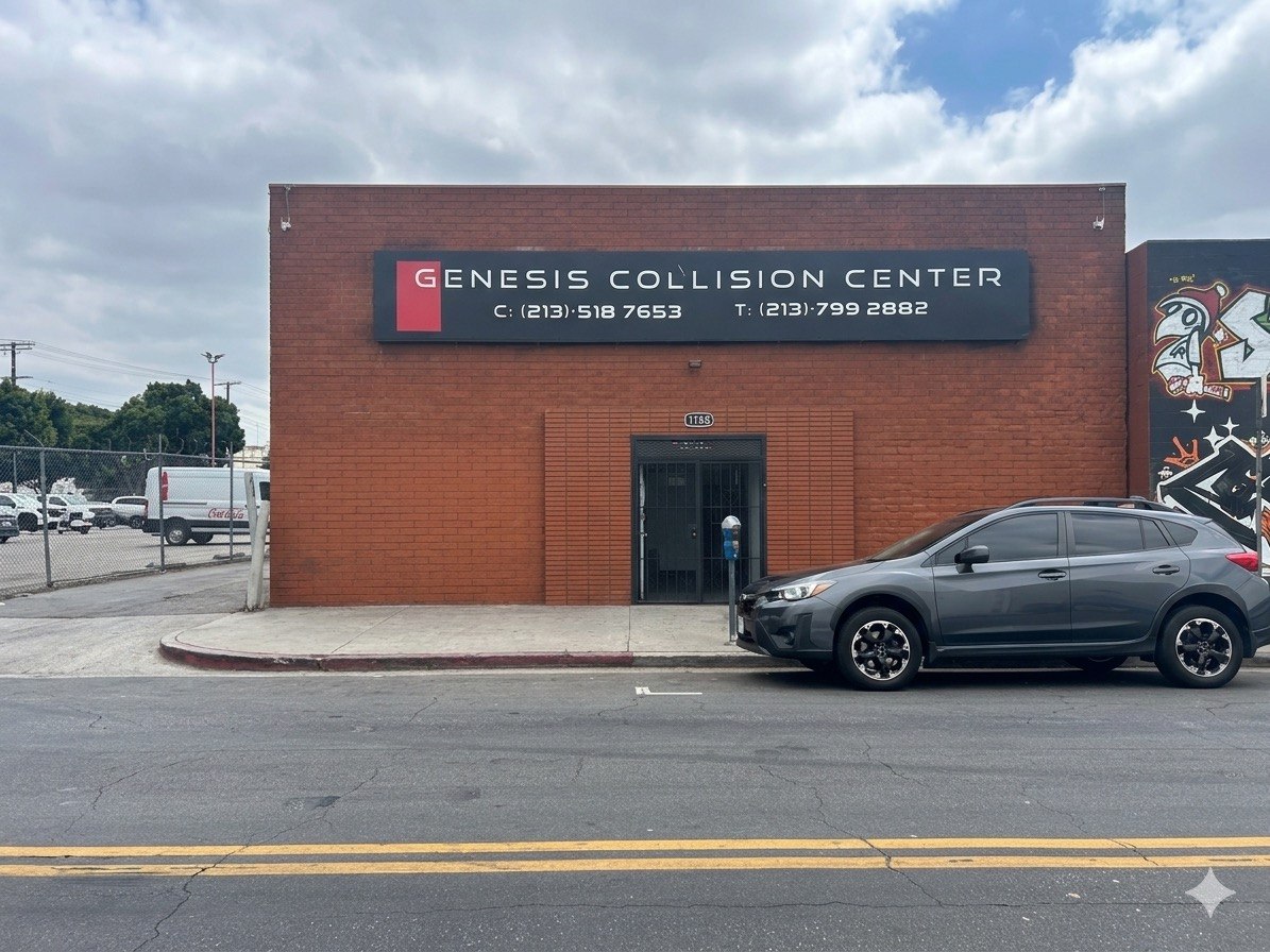 Genesis Collision Center exterior — Los Angeles